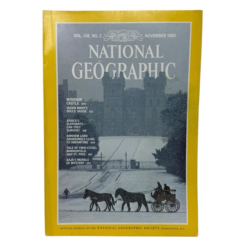 National Geographic Queen Mary's Doll House November 1980 Windsor Castle 158 # 5
